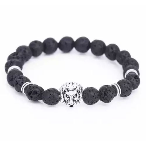 BLACK LAVA MADE WITH LION HEAD BRECELET ₦ 4,000 Item | Buy BLACK LAVA MADE WITH LION HEAD BRECELET ₦ 4,000 | SPOP Enterprise Global